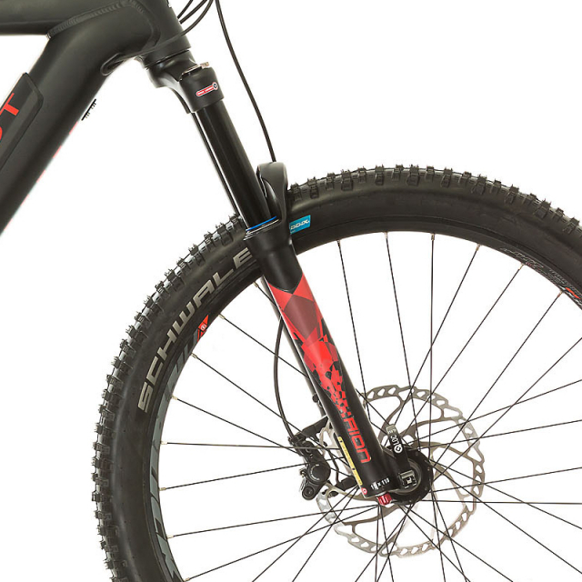 Zoom suspension VTT Peugeot eM02 FS 27.5+ Powertube SLX11 140 mm